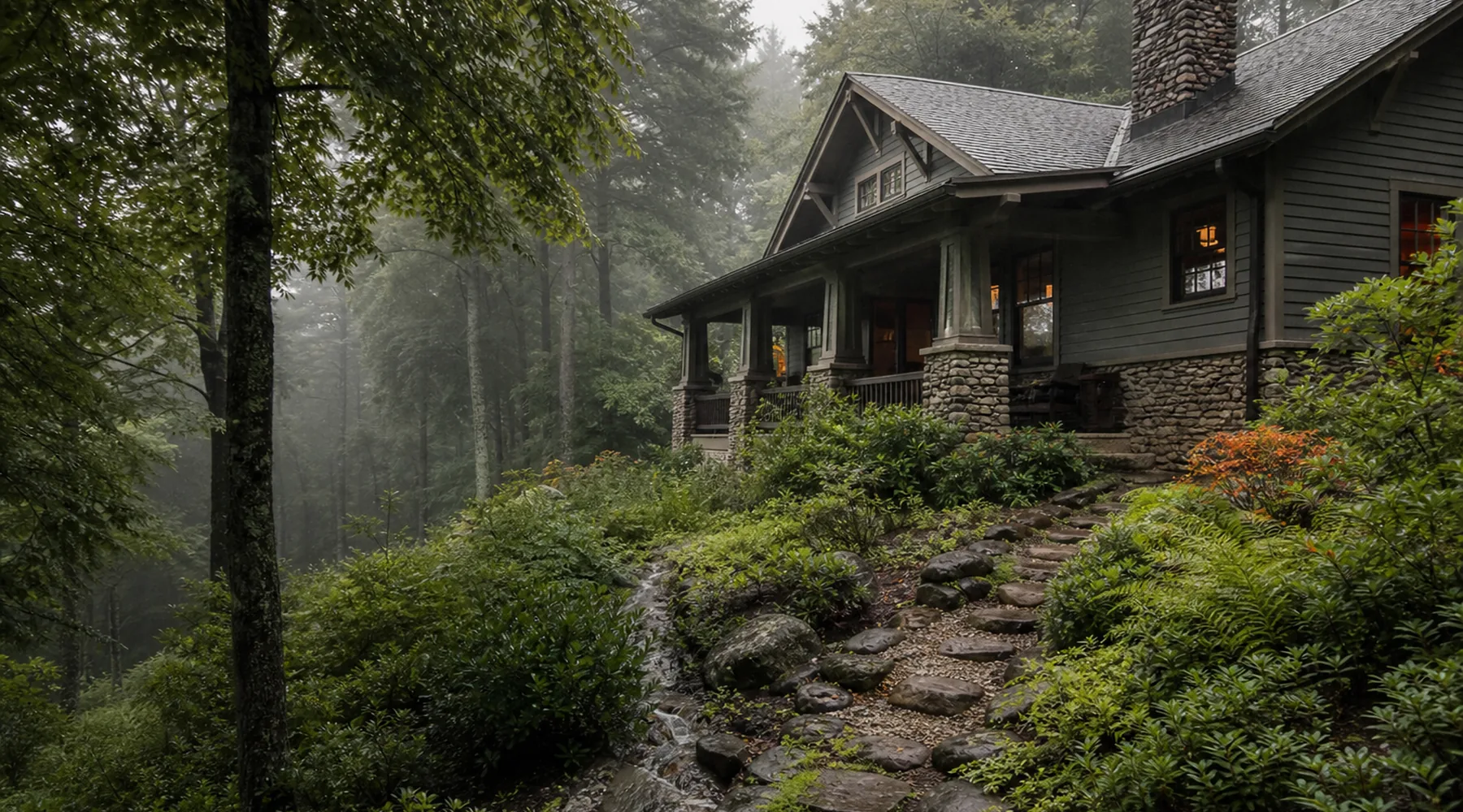 A believable Asheville-area home suited to bathroom remodeling planning